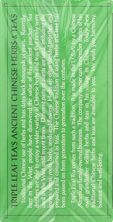 Triple Leaf Tea Cholesterid Tea -- 6x20 Bag