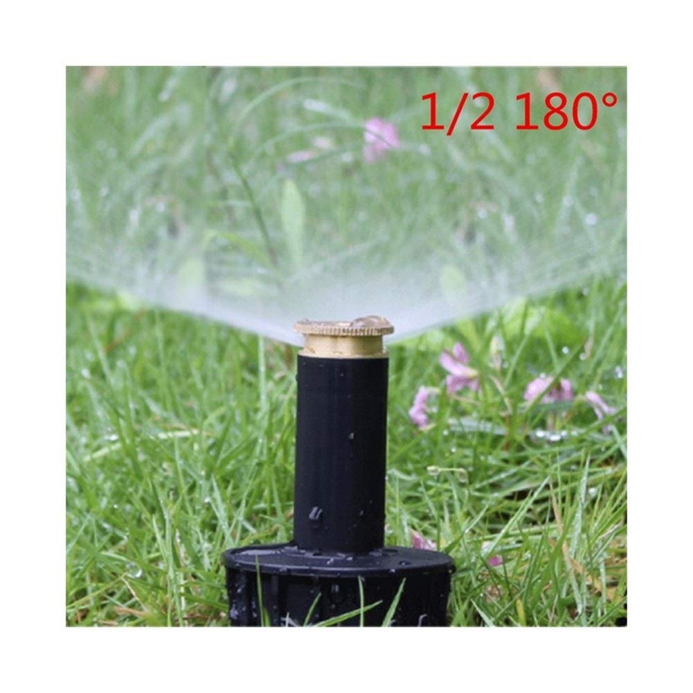 Annaffiatura del giardino irrigazione del prato inglese 1/2" regolabile in plastica Pop up sprinkler 90-360 gradi irrigazione del prato Forniture da giardino Prato innaffiatura di raffreddamento 10 pe