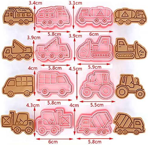 8 sztuk foremek do wycinania ciastek 3D, zestaw foremek do wycinania ciasteczek dla dzieci, do samodzielnego wykonania, do masy cukrowej, ciasta, dekoracji ciastek, ciasteczek, ciasteczek, ciasteczek, ciasteczek, ciasteczek, foremek do czekolady