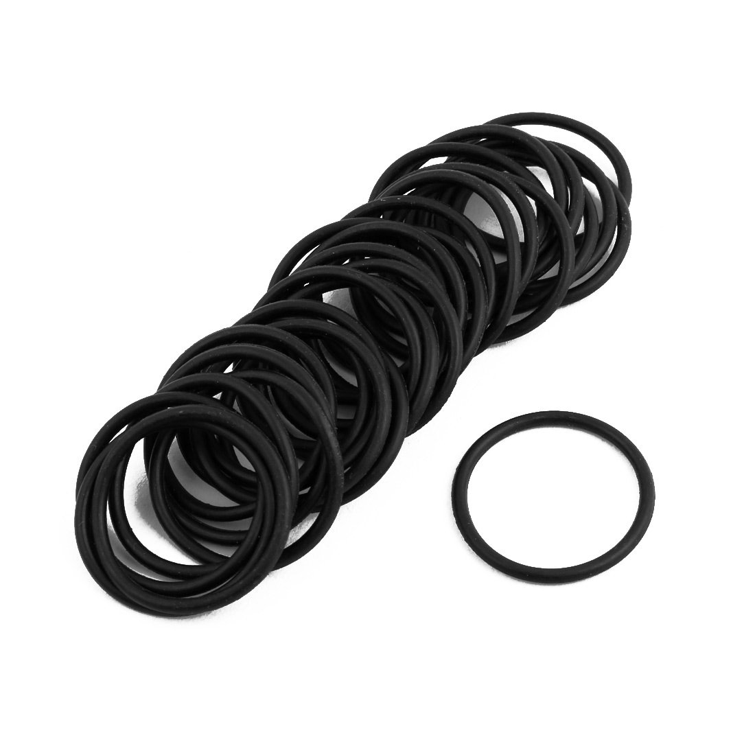 Sourcing Map 10 Pcs Nitrile Rubber O Rings 1.5mm Width Round