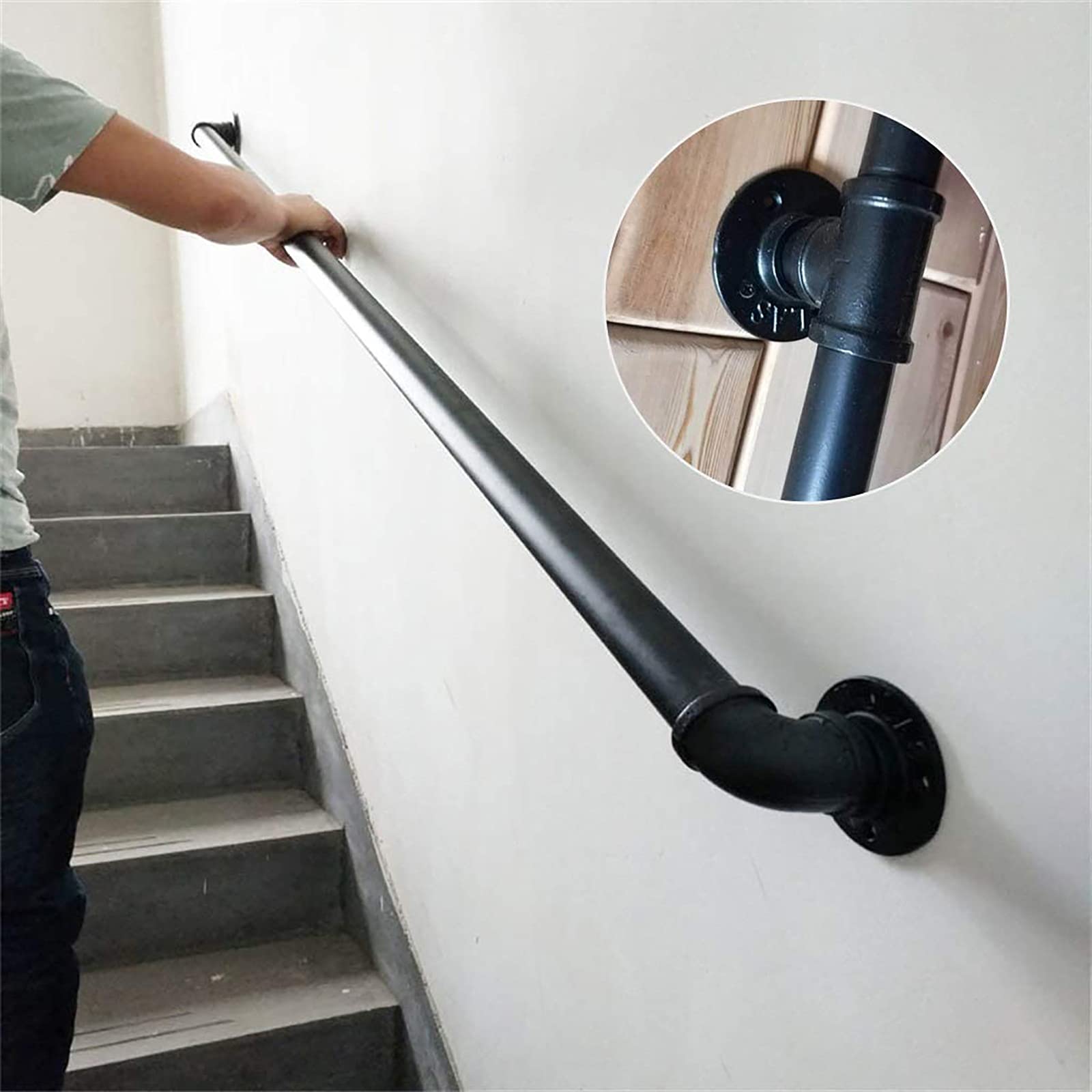 Main courante d'escalier pour sécuriser les passages étroits et éviter les chutes