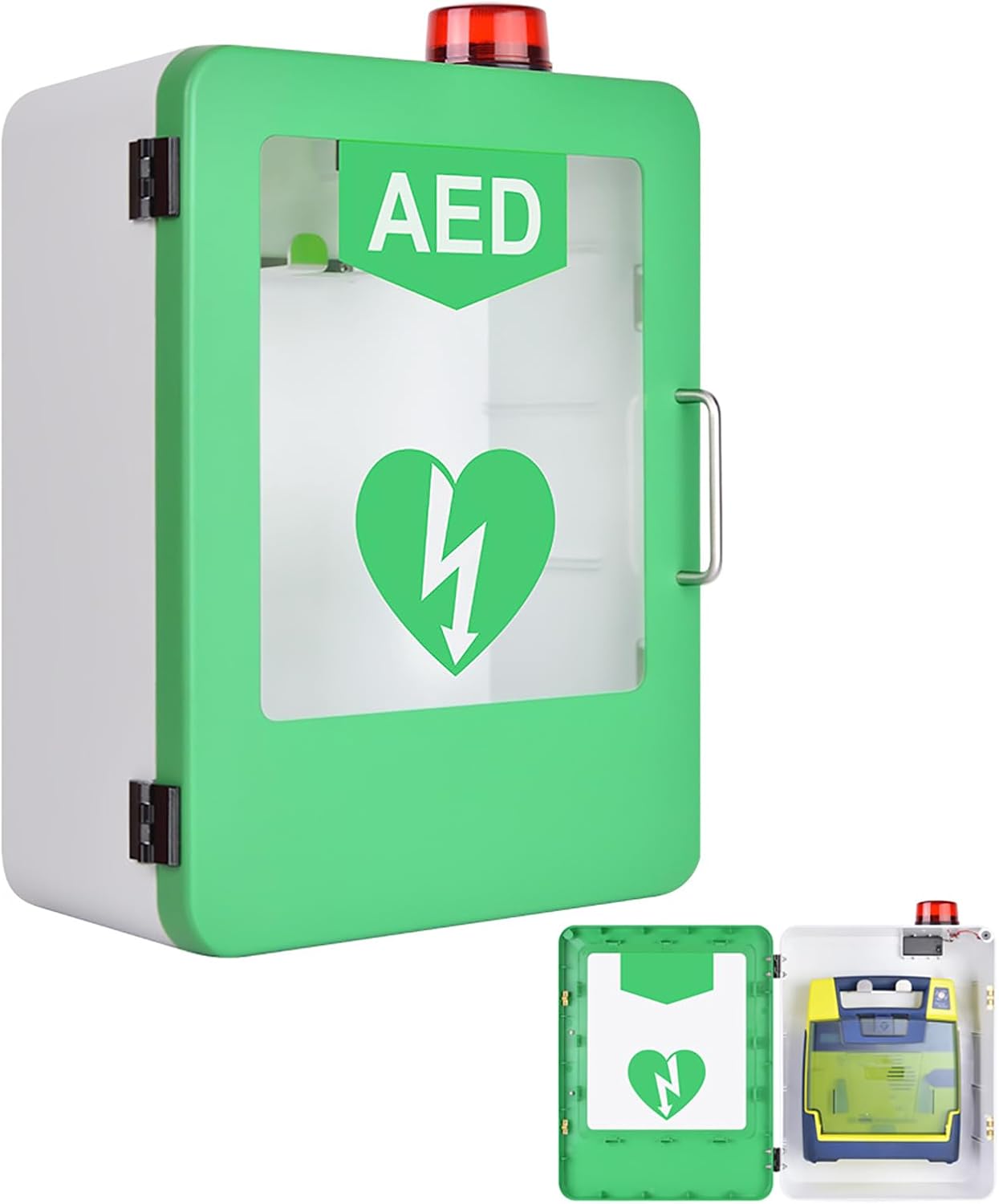 CEVIZ AED Defibrillator Storage Alarmed AED First Aid Kit Cardiac