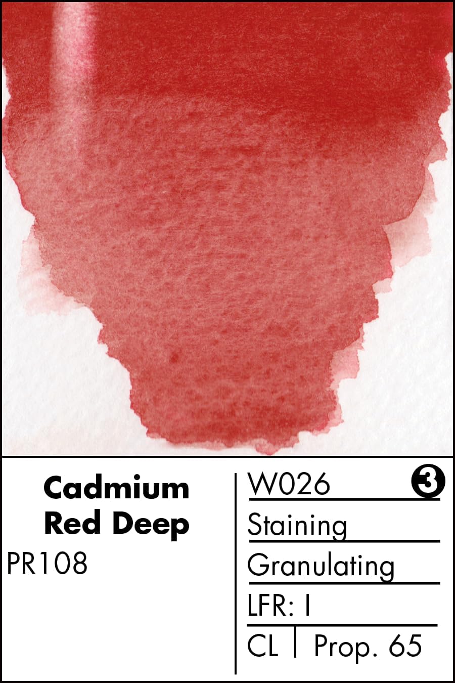 Grumbacher Finest Watercolor Paint, 14 ml/0.47 oz, Cadmium Red Deep