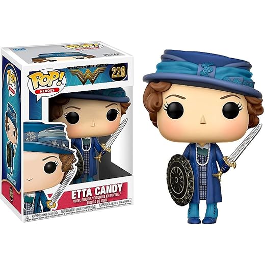 Funko Pop Heroes: Wonder Woman - Etta W/Sword &Amp; Shield Collectible Vinyl Figure