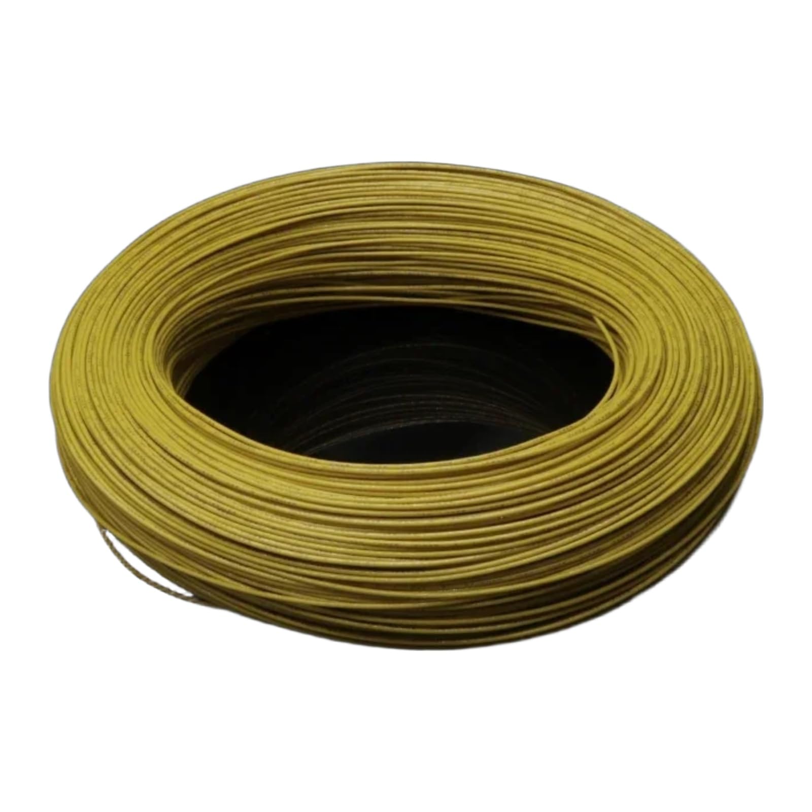 5M/10M UL1332 Wire 30/28/26-12/10 AWG Electron Cable(Yellow; 5 Meters; 24AWG)