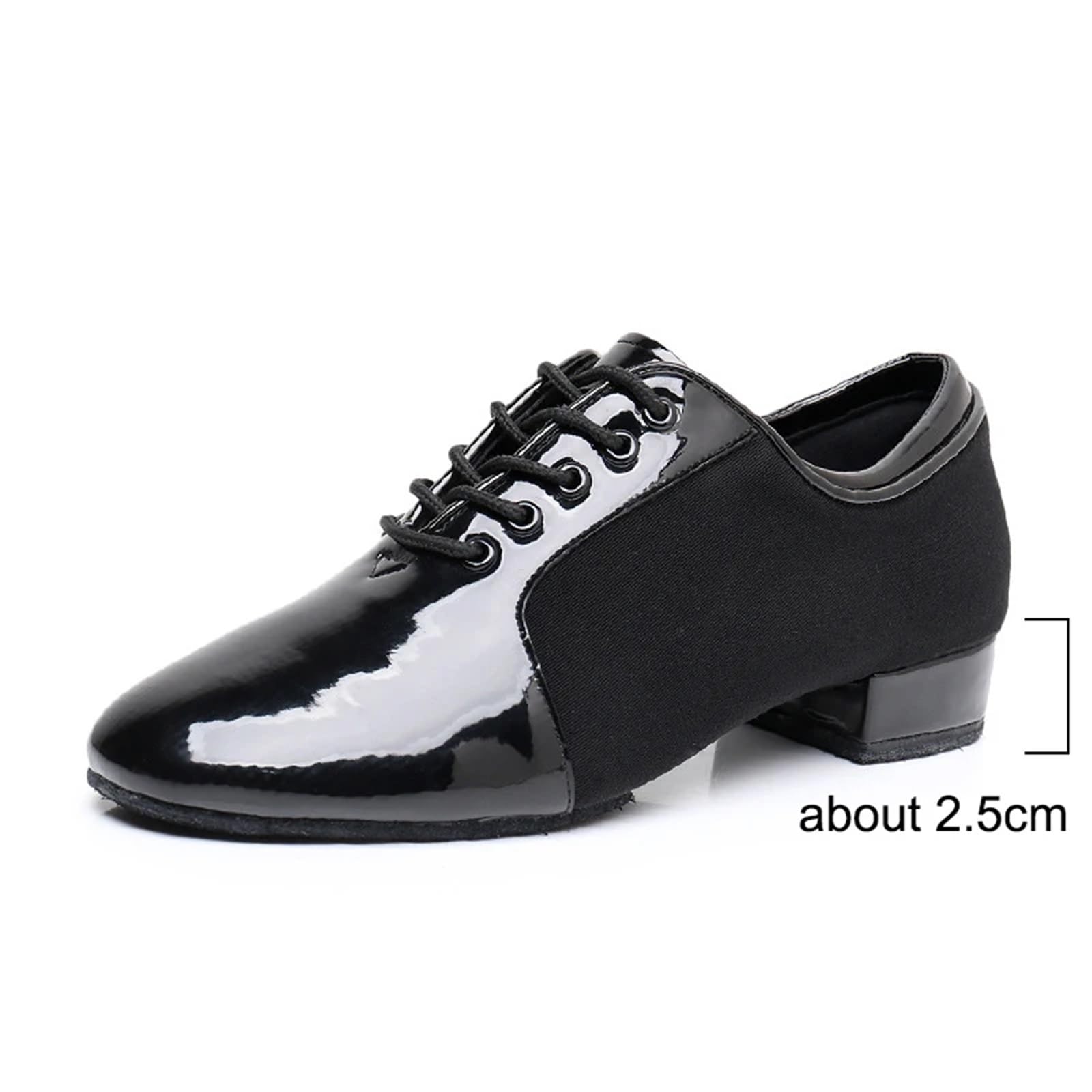 Scarpe da ballo uomo traspiranti tacco basso suola morbida per tango salsa latino-americani