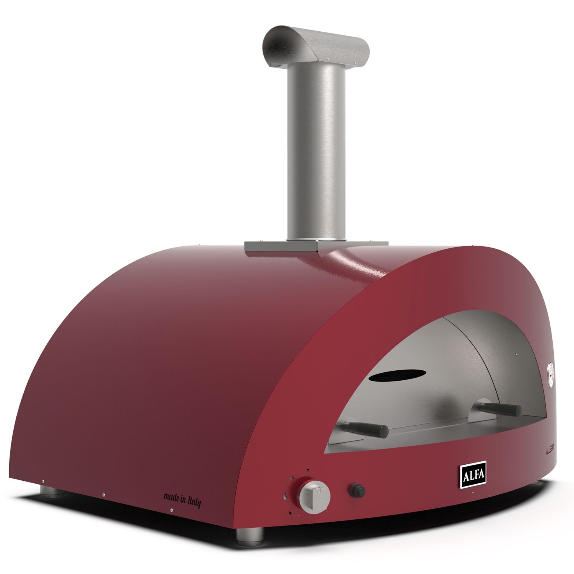 Alfa Forni Moderno 5 Pizze Hybrid Antik Rot