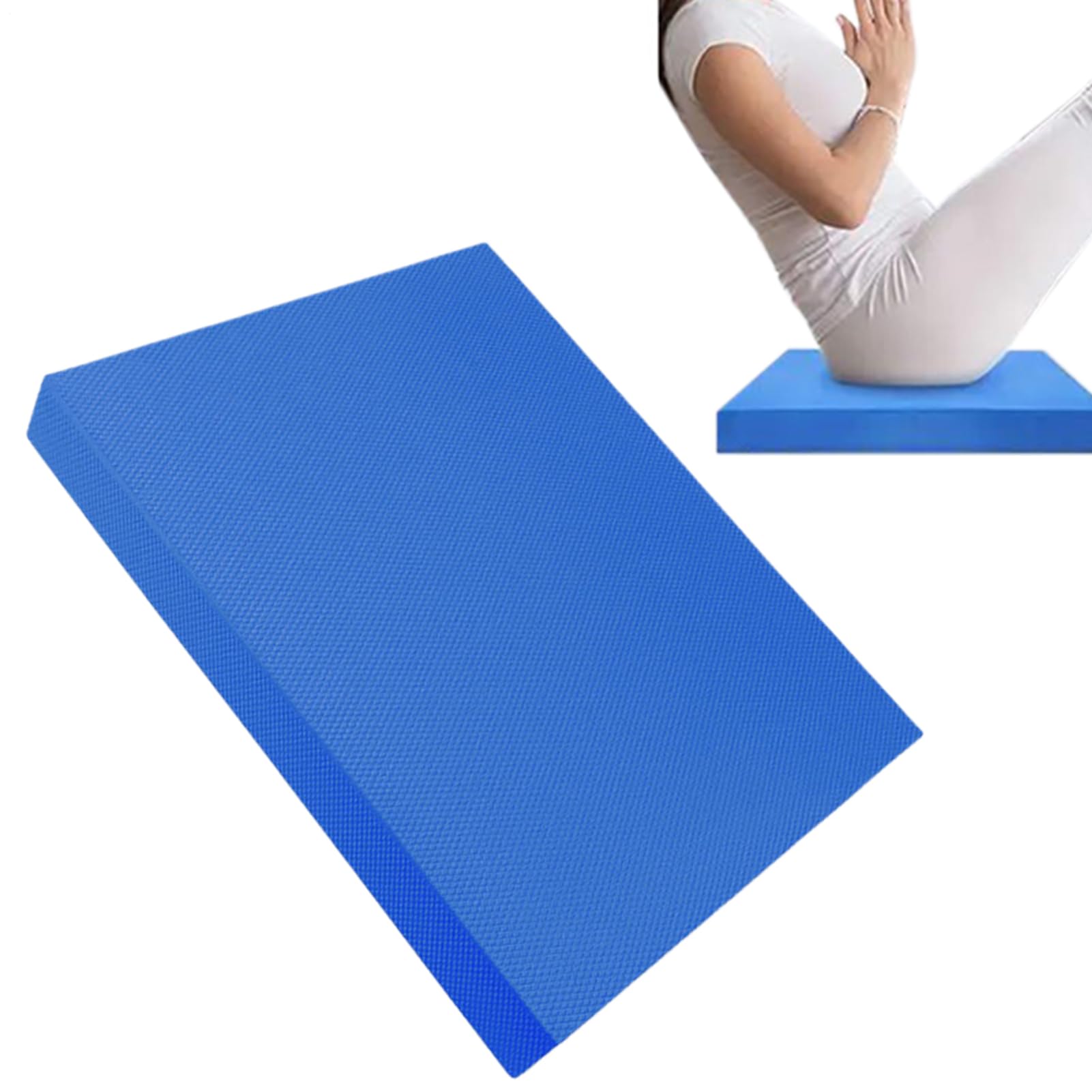 Tapis d'équilibre, coussin de stabilité d'exercice, 40 x 33 x 5 cm, en mousse épaisse antidérapante et légère, tapis de soutien d'entraînement pour la Tapis d'équilibre, coussin de stabilité d'exercice, 40 x 33 x 5 cm, en mousse épaisse antidérapante et légère, tapis de soutien d'entraînement pour la