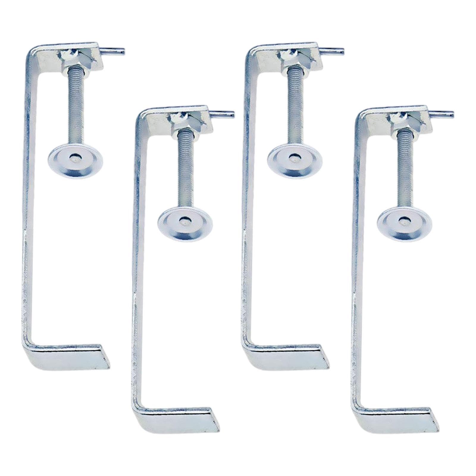 Set di 4 Morsetti per Mattoni, Robuste Staffe in Acciaio per Carpentieri, Lunghezza 20 Cm