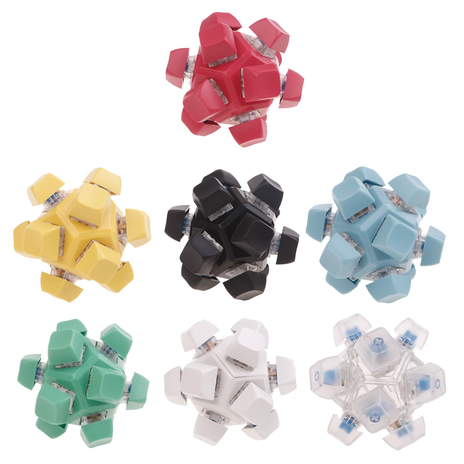 Amazon.co.jp: 12 面ルービックキューブメカニカルキーボード