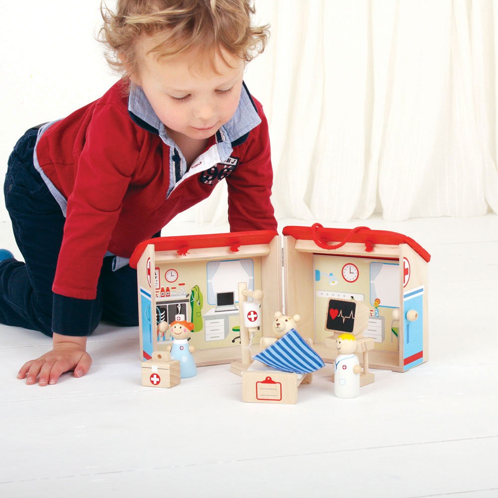 Bigjigs Toys Mini Krankenhaus Spielset