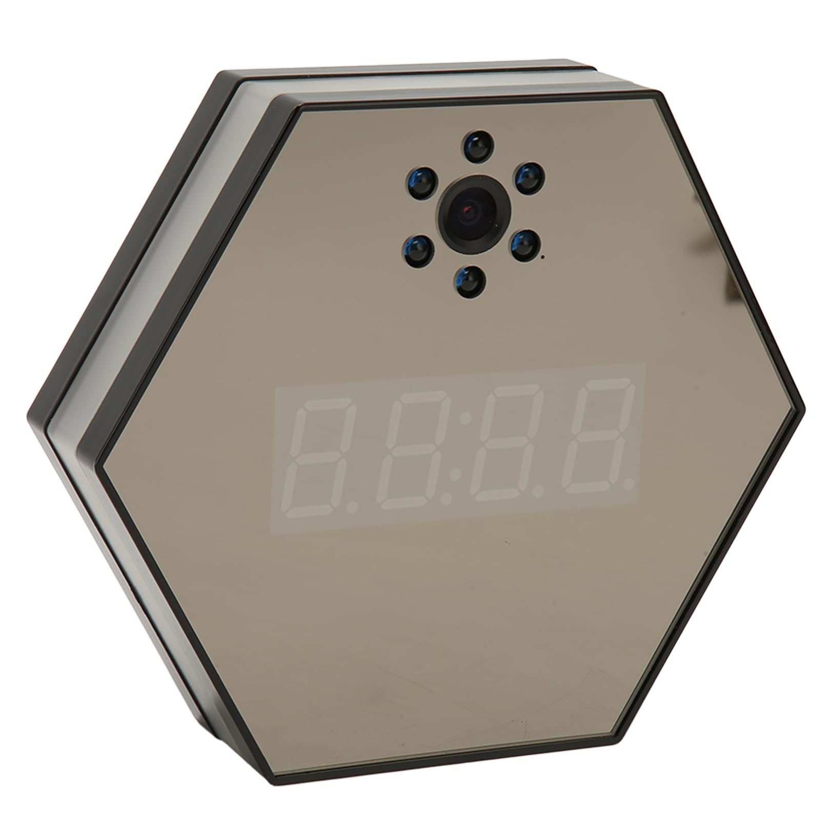 Caméra De Surveillance Intelligente, Caméra D'horloge WiFi HD 1080P sans Fil avec Vision Nocturne Et Détection De Mouvement Caméra Nounou sans Fil(黑色)