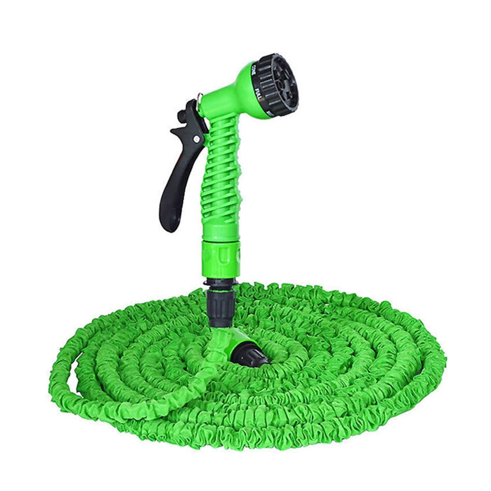 Car Wash Water Gun, Garden Hose Water Expandable Magic Gun Foam Pot,for Garden(75FT-22.5M Extended,Groen)