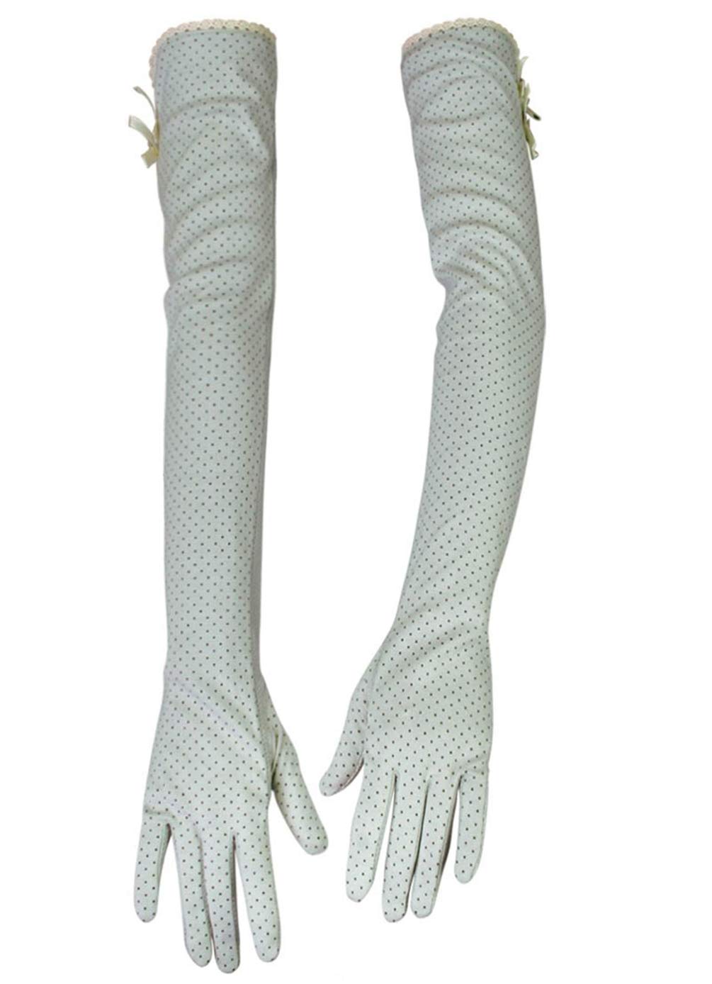 Women Screentouch Lightweight Sunblock Gloves Summer UV Protection Driving Cotton Gloves