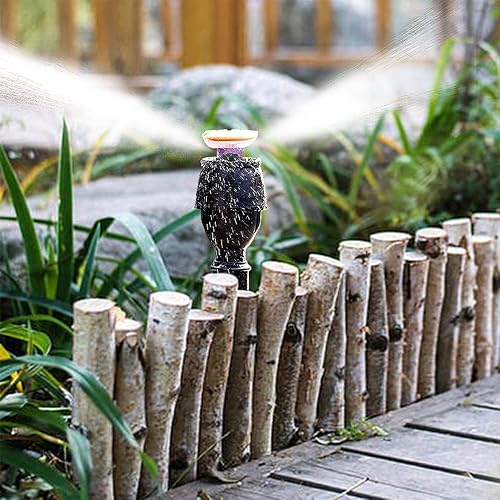 Miniatura 7 de Aspersor de trípode giratorio, nuevo aspersor telescópico de impacto 2023, rociadores de riego giratorios automáticos de 360 grados, rociador de