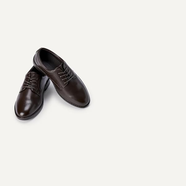 Amazon Essentials Garçon Chaussures Derby Noires pour l’École - 2