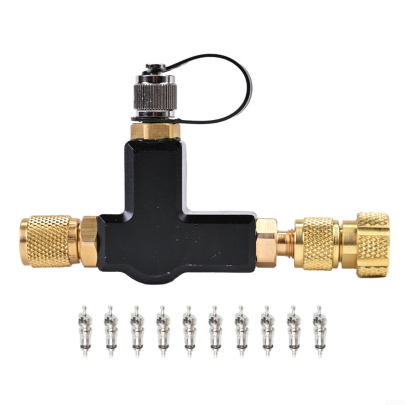 HpLive Extractor de núcleo de válvula 1/4 pulgada, herramienta HVAC acero inoxidable latón