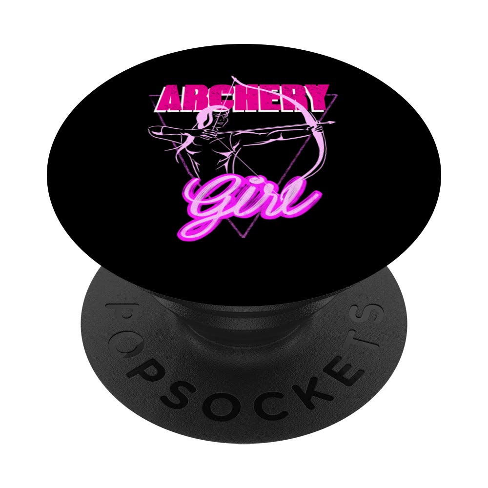 Cool Archery Girl | Funny Lady Athlete Crossbow Archers Gift PopSockets Swappable PopGrip