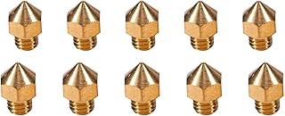 Bocal de latão, acessório para impressora 3D Ferramenta de impressora 3D M6 Precisão do bocal 1,75/0,4 mm com bocal de latão para cabeça de impressão V6 para máquina de impressora 3D para cabeça de impressão