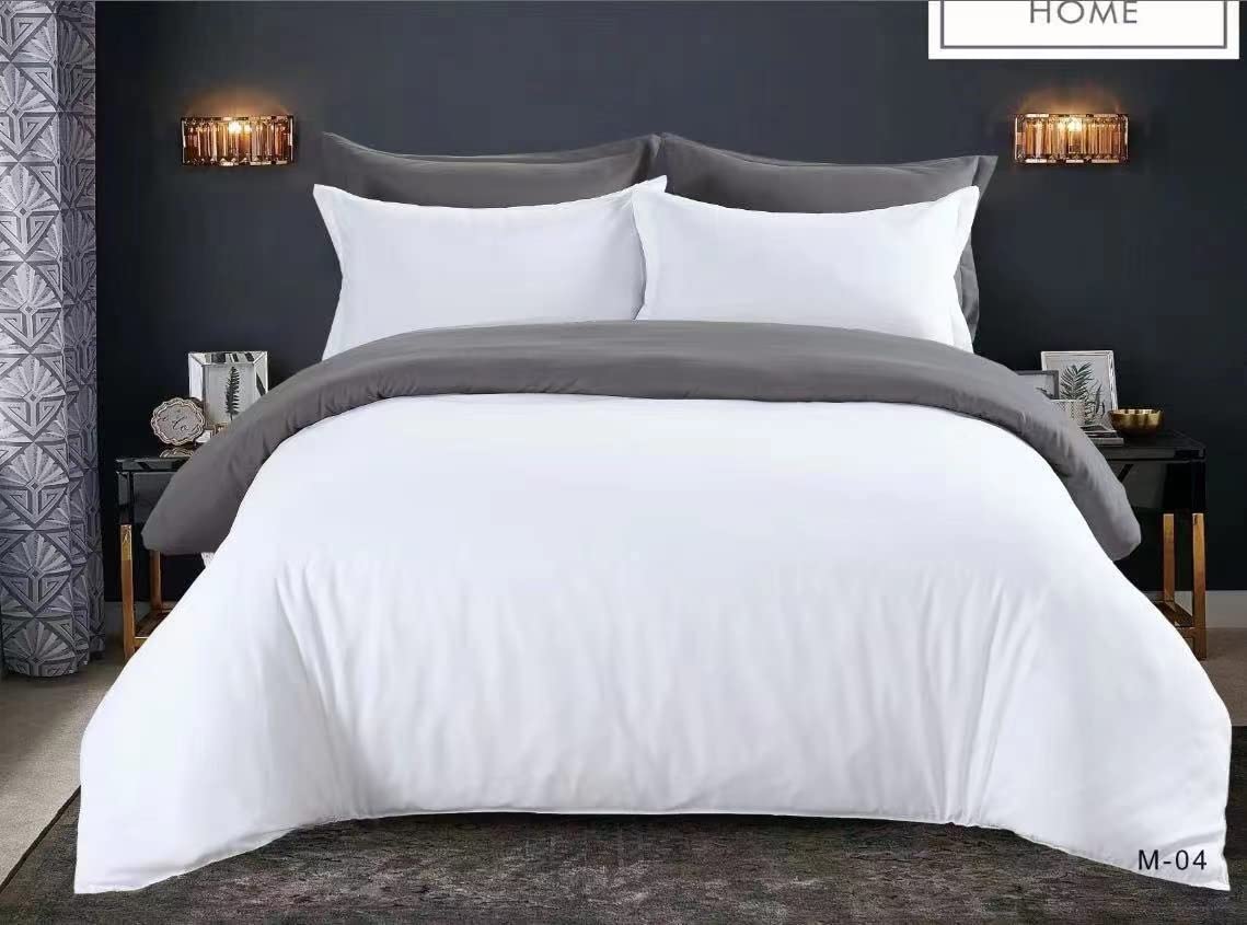 MMM King Size Bedsheet 6pcs One Set , High Cotton Quality Bedding Set Duvet Cover (Multicolor 48)