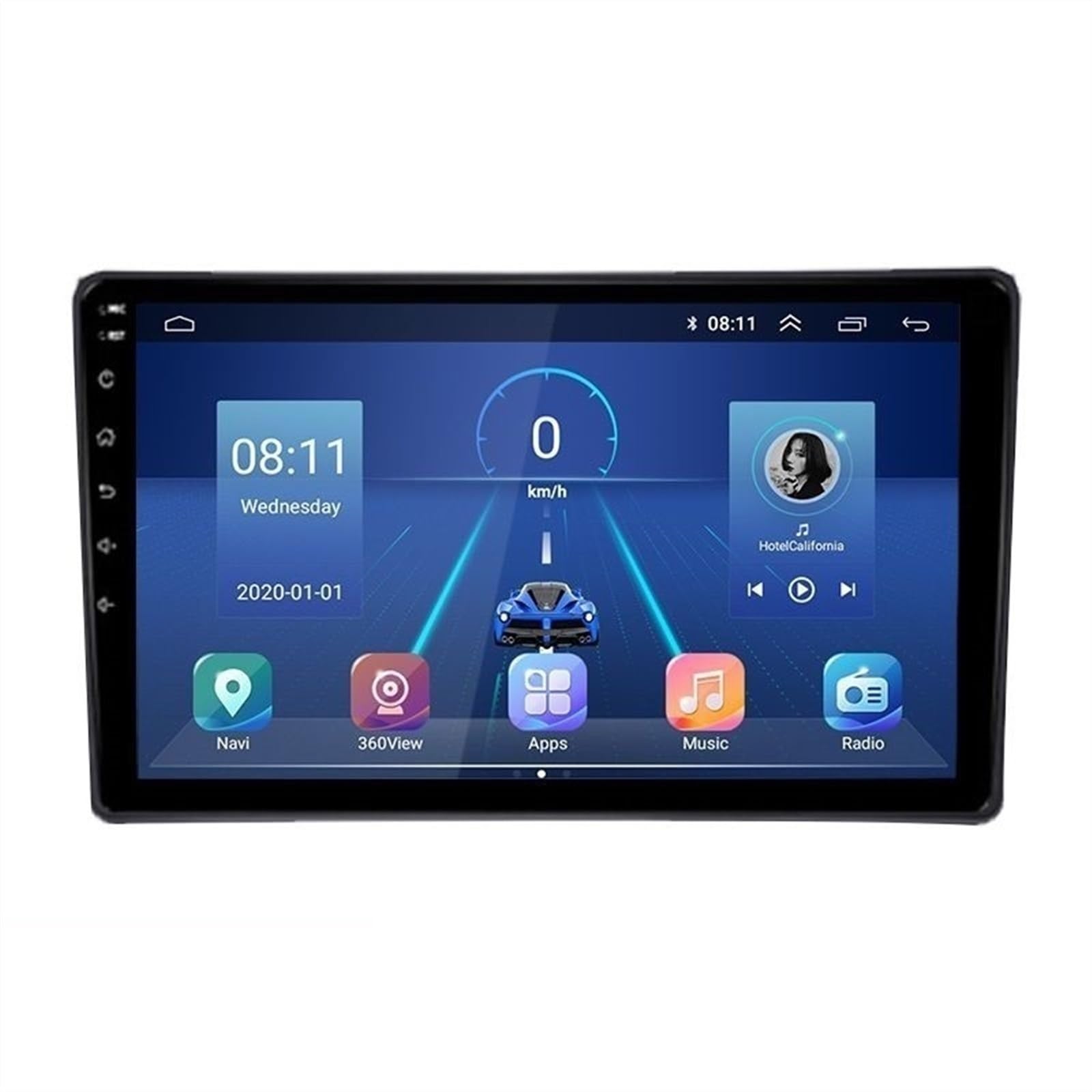 4G+64G DSP 2 Din para Android 10 NET Radio de coche