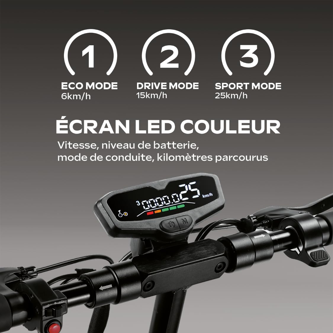 Trottinette électrique Cross 10" All Road 6 Pro – Puissance Autonomie 40 km – Batterie 54V – Modèle Adulte 27 kg
