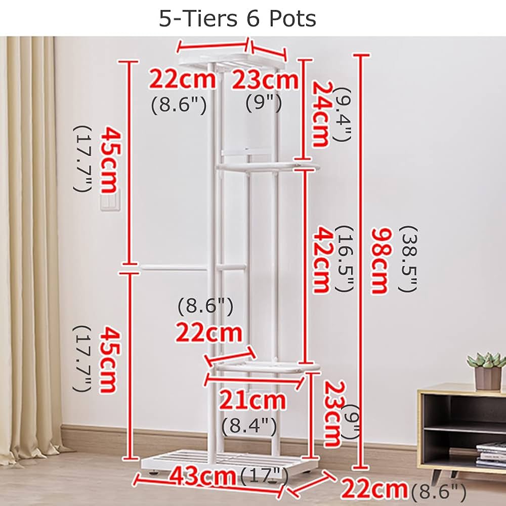 Amazon.co.jp: 屋内コーナーマルチ多肉植物植物スタンド、5 6 7