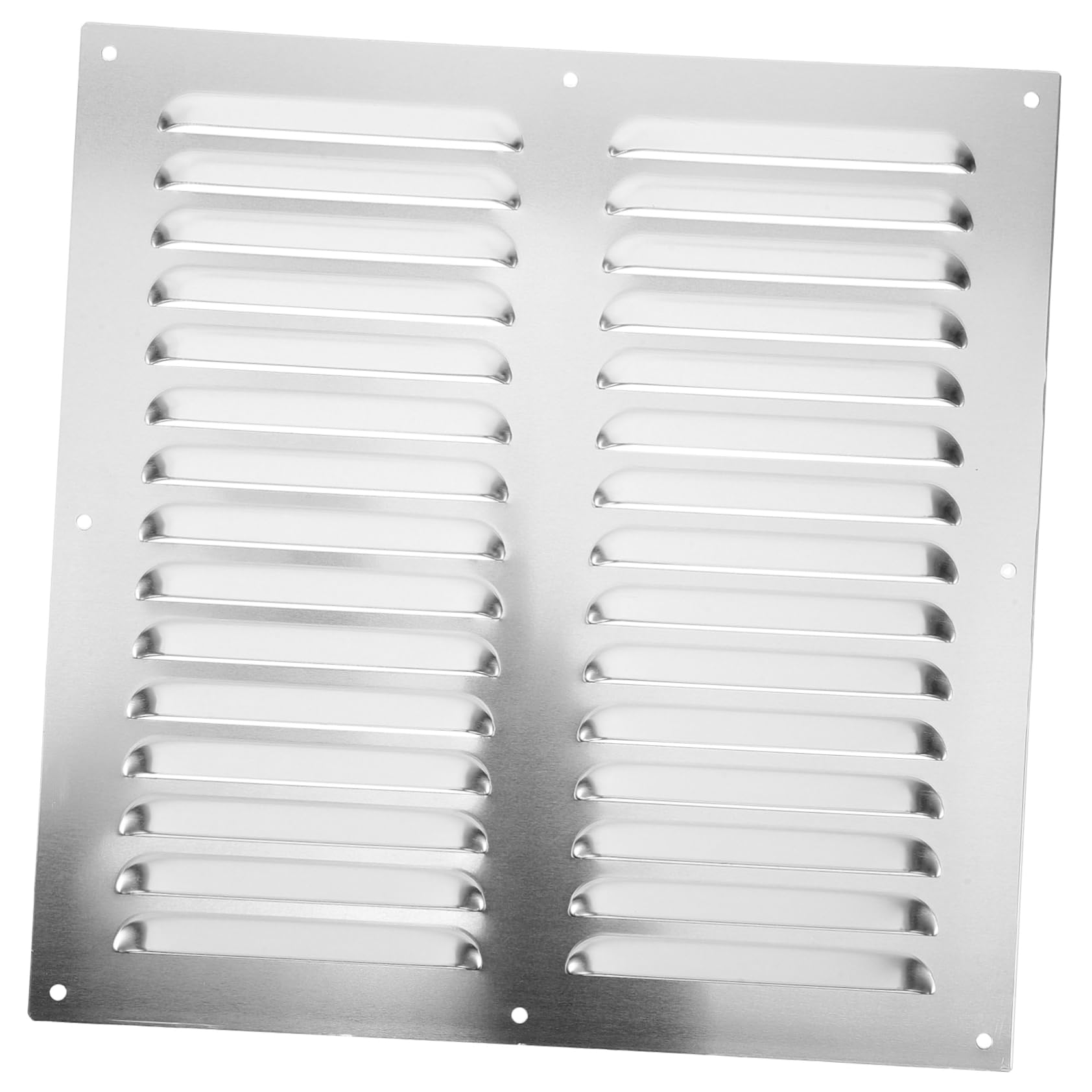 WOONEKY Ventilation Acier Inoxydable Protection Vent pour Système de Climatisation et Ventilateur Échappement Améliore la Circulation de Air Qualité Intérieure Dimensions Couleur Argentée