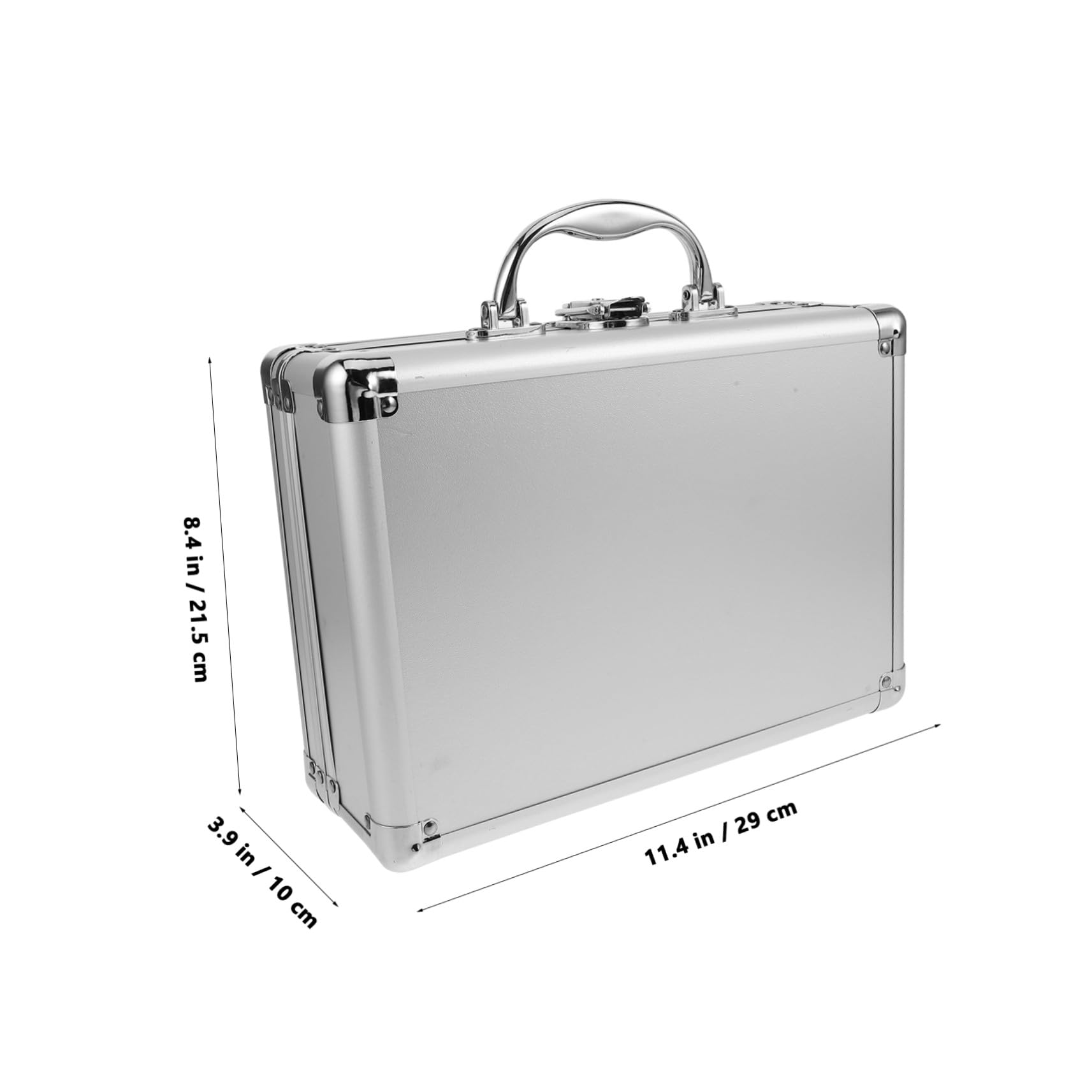 Aluminiowa Walizka Transportowa Aluminiowa Skrzynka Narzędziowa Twarda Obudowa Mikrofonu Tragbar Leere Metallbox Przenośny Organizer Do Przechowywania Aluminiowe Walizki Do