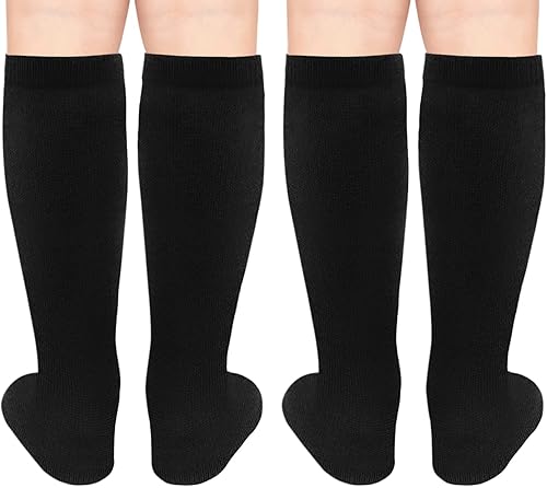 Miniatura 2 de Calcetines de fútbol para niños, calcetines de fútbol para niñas, calcetines de fútbol a rayas, calcetines altos hasta la rodilla, calcetines de