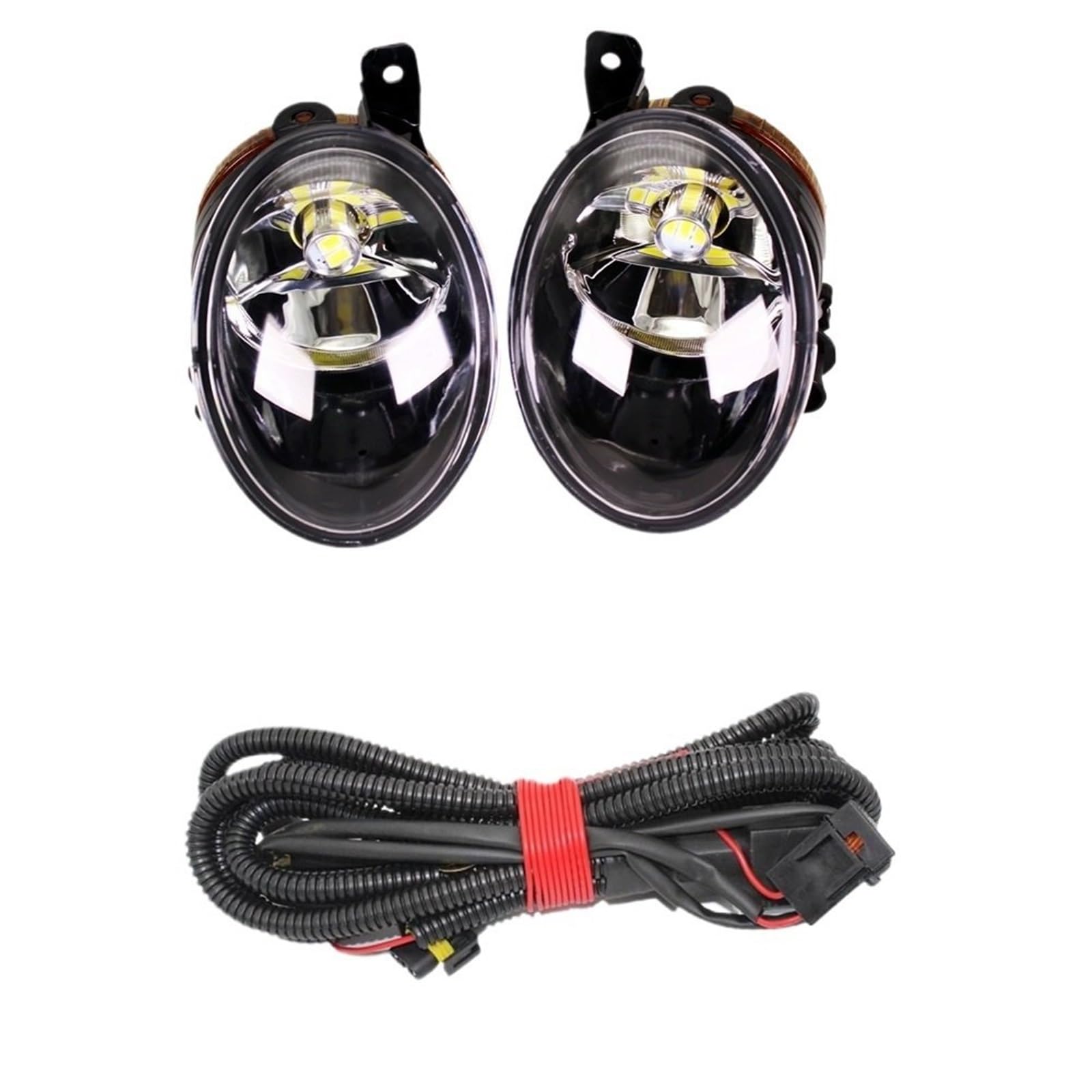 LED Oświetlenie pomocnicze Do Transporter Multivan Caravelle T5 T6 | 2010-2015 Przednia Halogenowa Lampa Przeciwmgielna LED + Przewód(LED Lamp Wire)