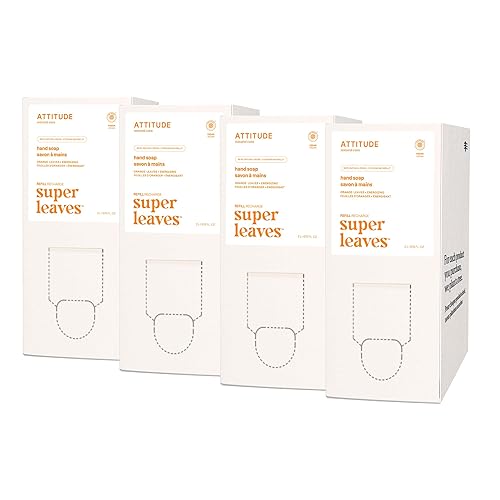 Miniatura 8 de ATTITUDE Jabón líquido para manos, verificado por EWG, a base de plantas y minerales, productos veganos para el cuidado personal, hojas de té