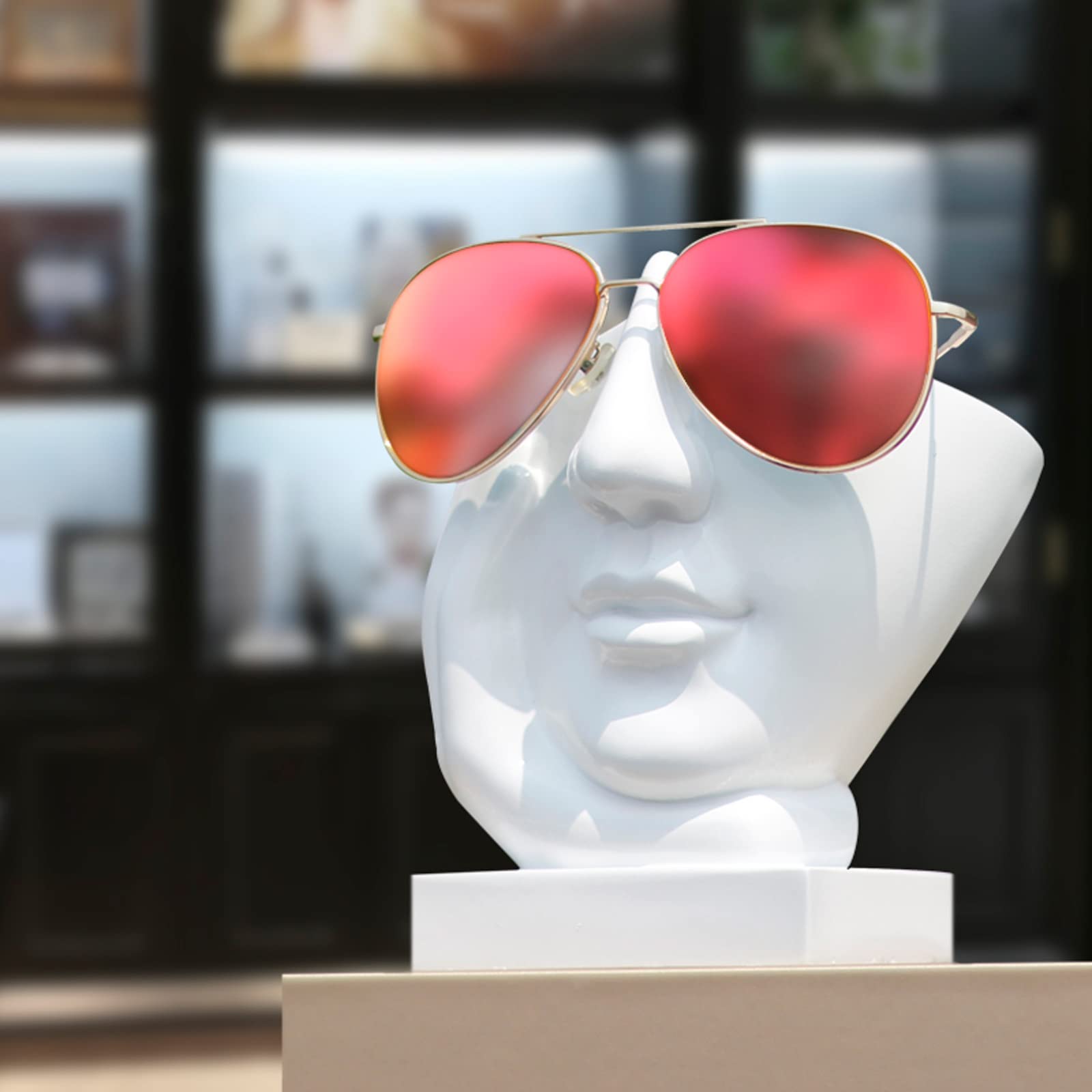Uchwyt na okulary okulary uchwyt okulary ekspozycyjne stojak na biurko statuetka dom biuro dekoracja okulary przeciwsłoneczne organizer