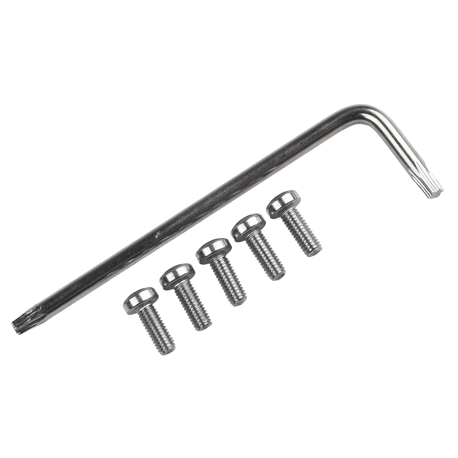 Kit de accesorios de acero plateado para Xiaomi M365 Pro scooter eléctrico, cubierta inferior de batería, 21 tornillos M3 con llave