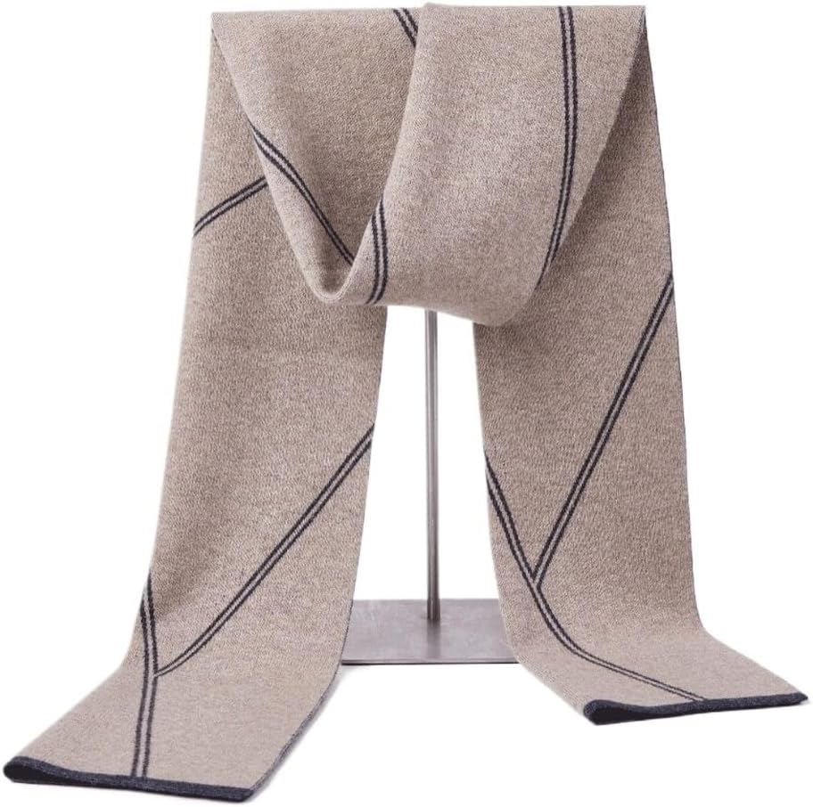 Men's scarf, versatile for autumn and winter, warm and neck