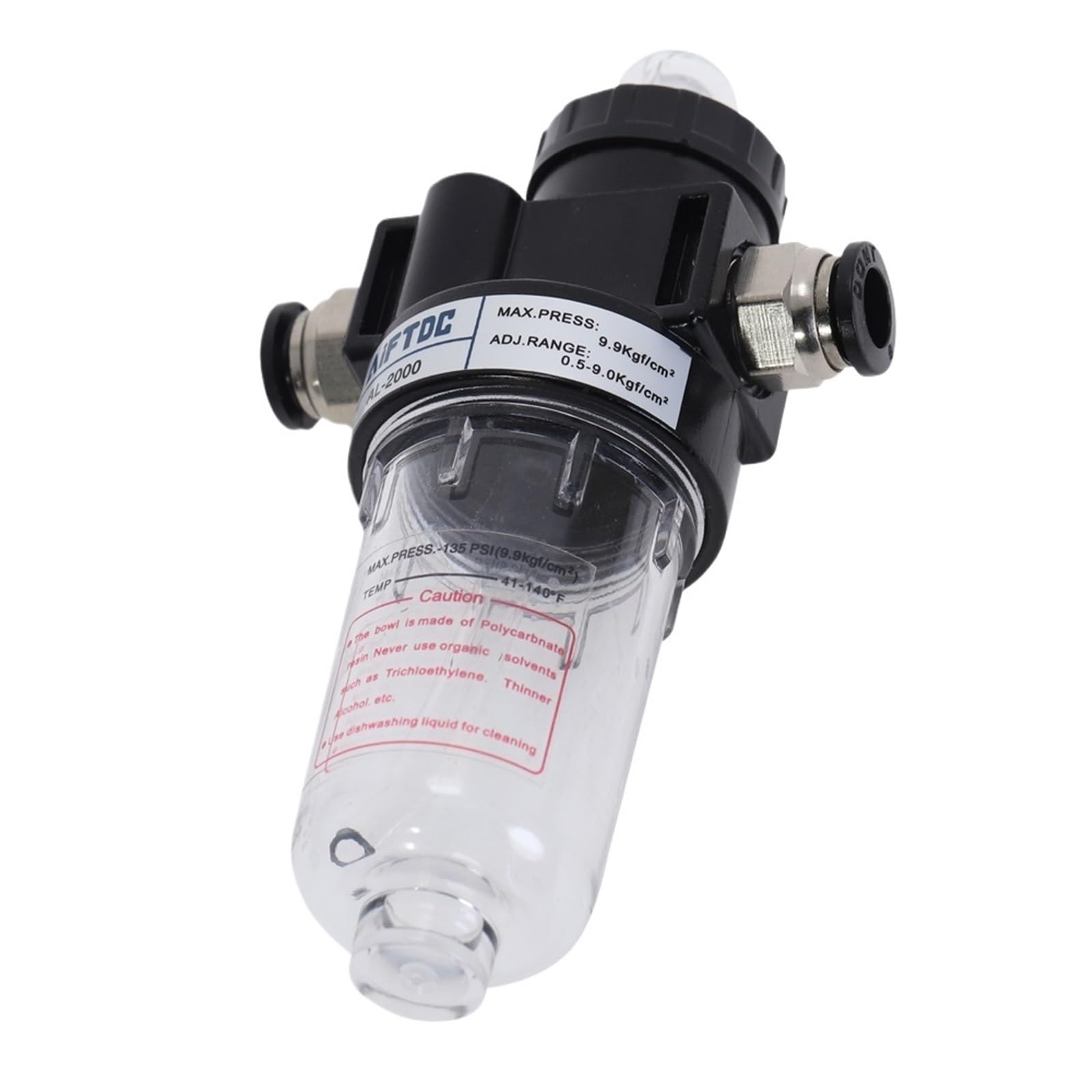 Lubricador neumático de tratamiento de aire serie AL2000 + combinación opcional de junta de PC DIY(Y12MM)