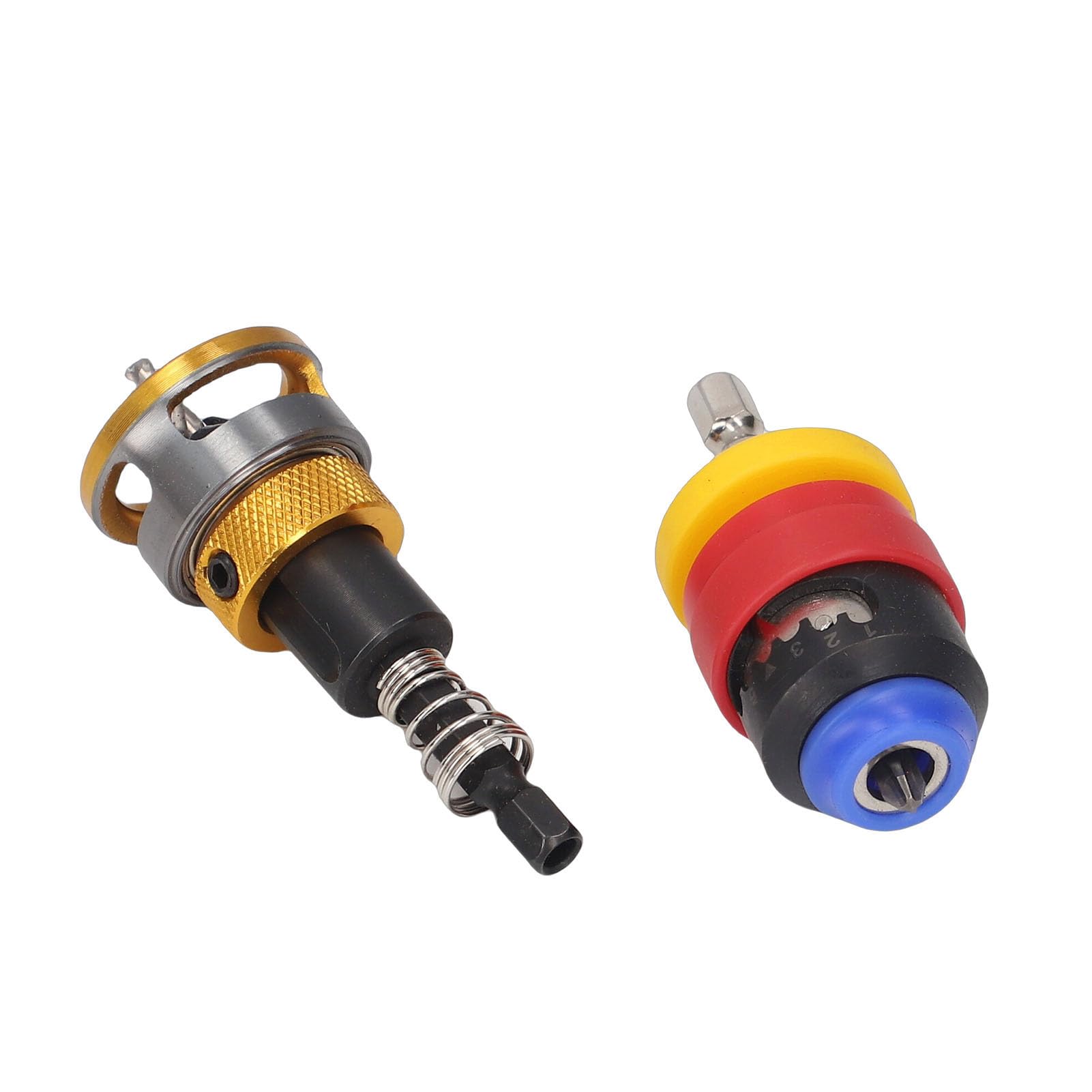 Juego de Brocas Avellanadoras, Collar de Tope de Profundidad Ajustable con Ajuste de Profundidad Semiautomático, para Ensamblaje de Aparatos de Renovación de Carpintería, Brocas