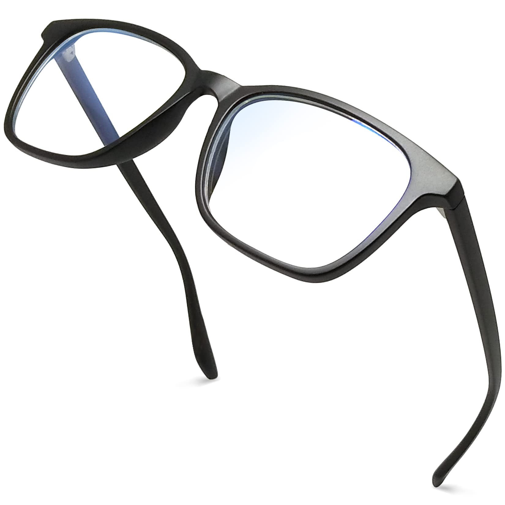 Joopin Gafas Luz Azul Mujer y Hombre para Ordenador Montura de Lentes Antireflejantes con Filtro de Luz Azul sin Graduación Bloqueo de Luz Azul
