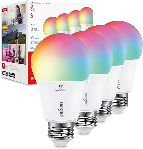 Miniatura 11 de Sengled - Bombillas Edison inteligentes, emparejamiento automático S1 con dispositivos Alexa, bombillas vintage inteligentes que funcionan con Ámbar