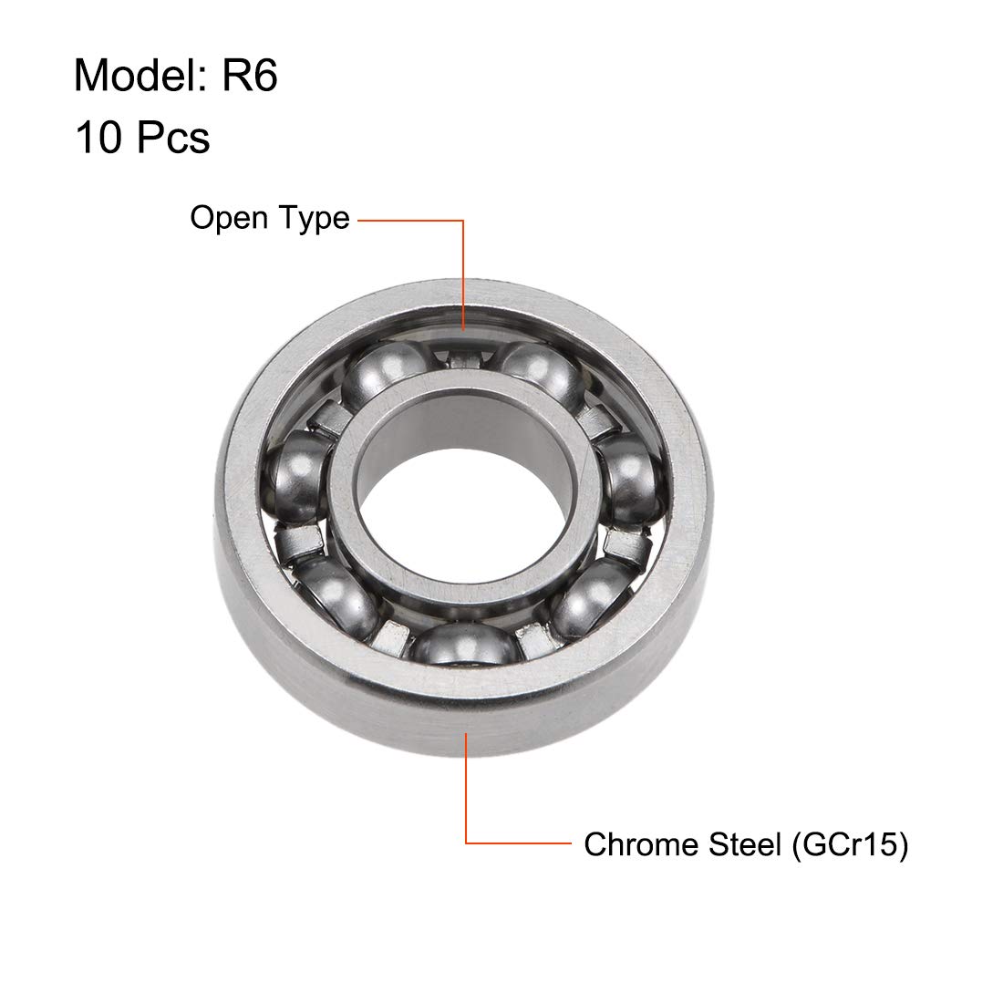 SKF 6303 2RSJEM Medium Series Deep Groove Ball Bearing, Deep Groove Design, ABEC 1 Precision, Double Sealed, Contact, Steel Cage, C3 Clearance, 17mm Bore, 47mm OD, 14mm Width, 1470lbf Static Load Capacity, 3040lbf Dynamic Load Capacity