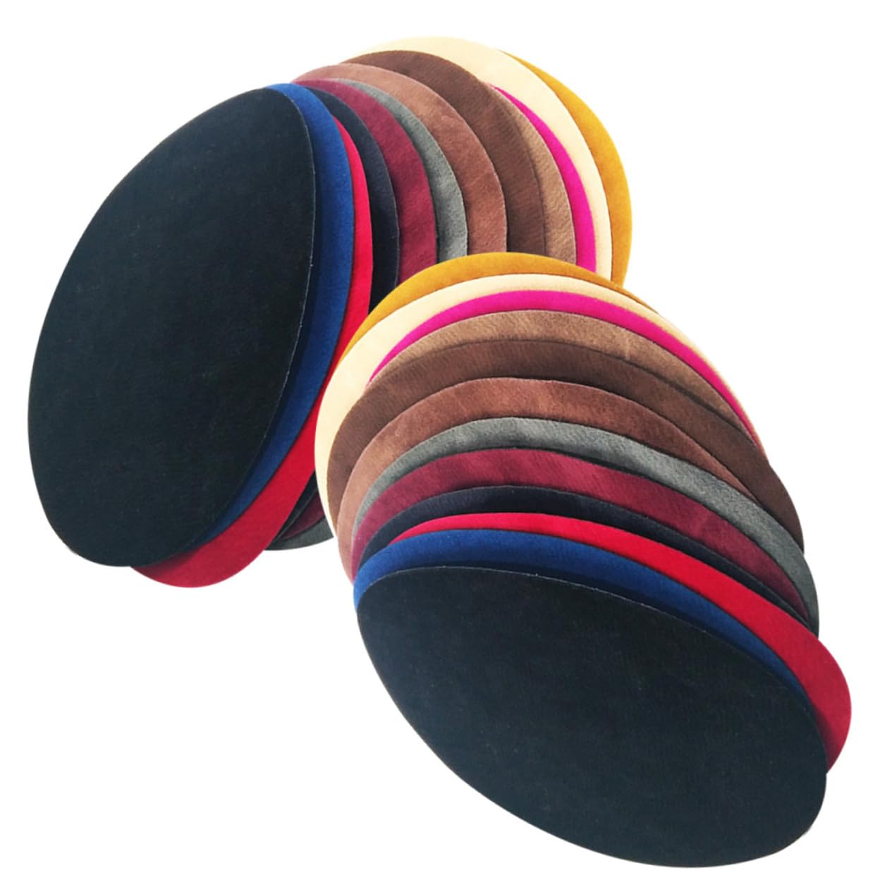 Tofficu 96piezas Parche Para Coderas De Ropa Parche De Ovalado Para Reparación De Chaquetas y Suéteres Parches De Costura Decorativos Para Proyectos De