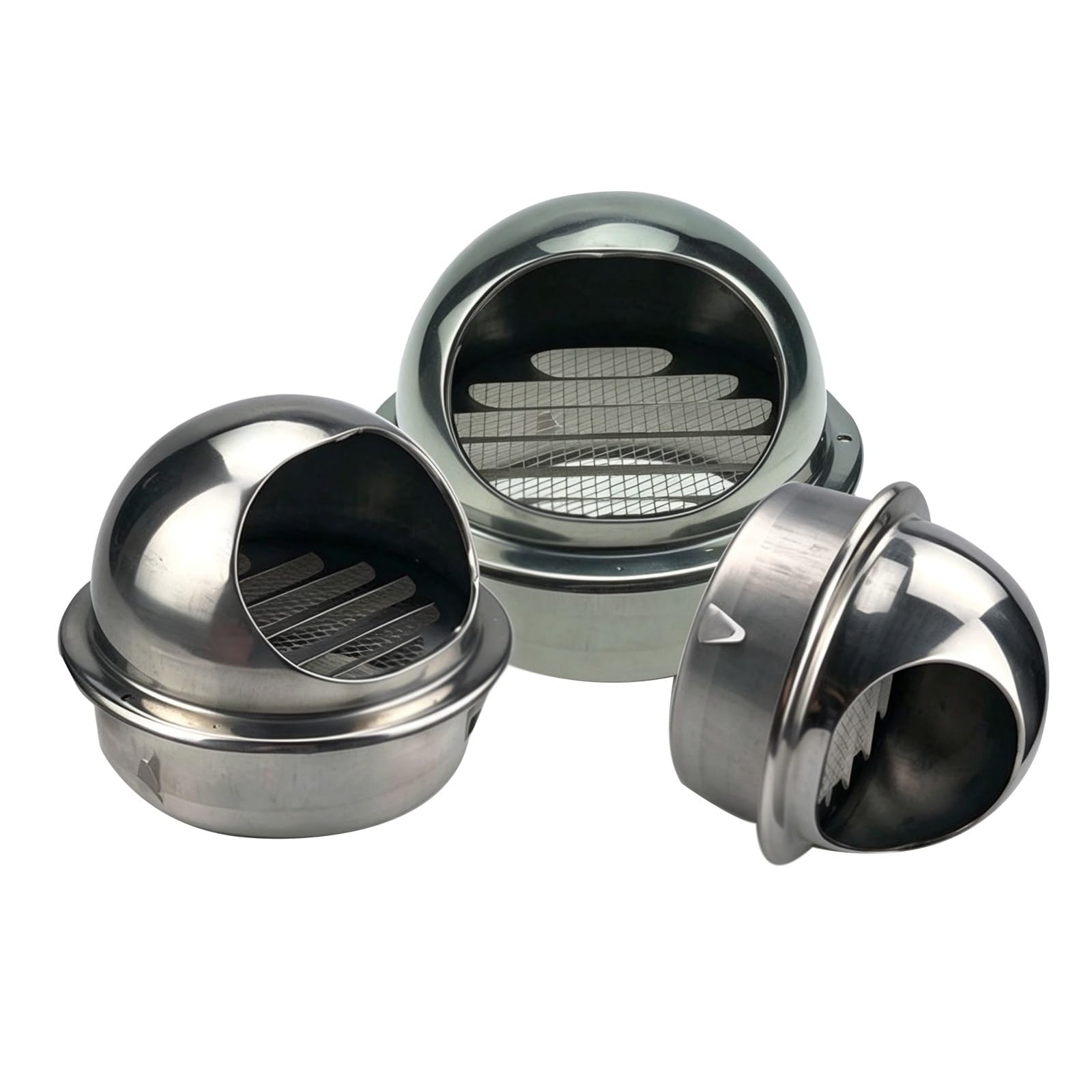 Sfiato For Tetto For Tutte Le Stagioni, Camino In Acciaio Inossidabile 304 | Nessun Consumo, Rinforzato Internamente,resistente Agli Agenti Atmosferici,for Ventola Con Tappo Di(300 mm/11.8 in)