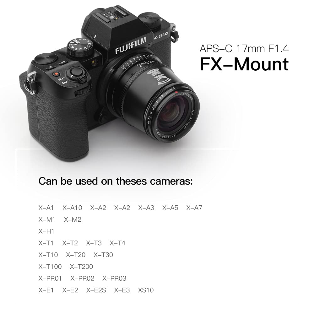 Amazon.com: TTArtisan 17mm F1.4 APS-C Large Aperture Wide Angle