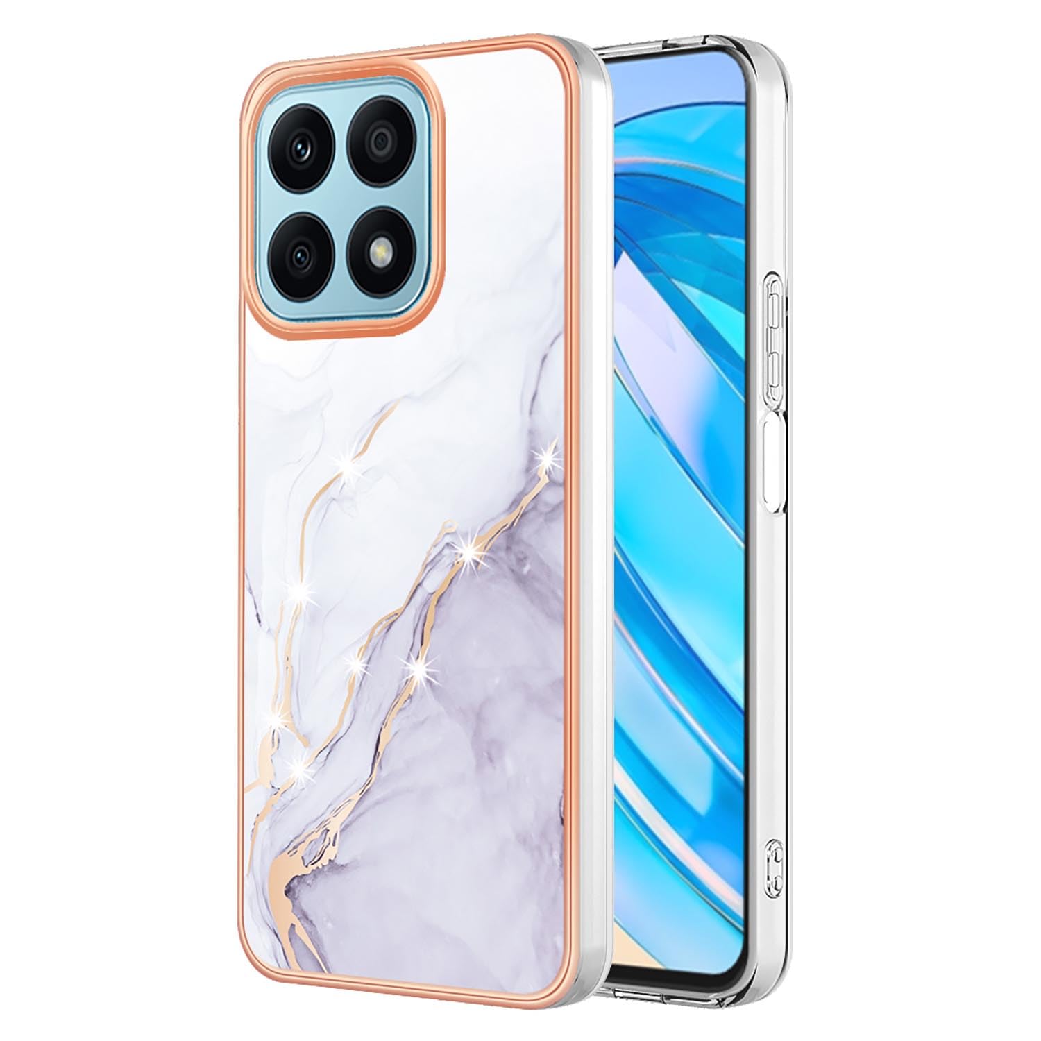 ILING Cover per Honor 70 Lite 5G / Honor X6 / Honor X8 5G, Texture Opaca Metallica Ultra