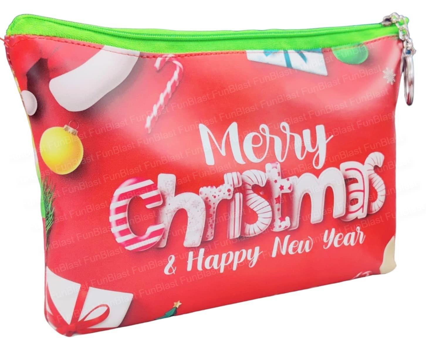 FunBlast Pencil Case for Kids – Merry Christmas Print Pencil Pouch Case, Canvas Zipper Pouch for Kids and Adults, Multipurpose Pouches, Stationery Organizer, Return Gifts for Kid (Red-Big) FunBlast Pencil Case for Kids – Merry Christmas Print Pencil Pouch Case, Canvas Zipper Pouch for Kids and Adults, Multipurpose Pouches, Stationery Organizer, Return Gifts for Kid (Red-Big)