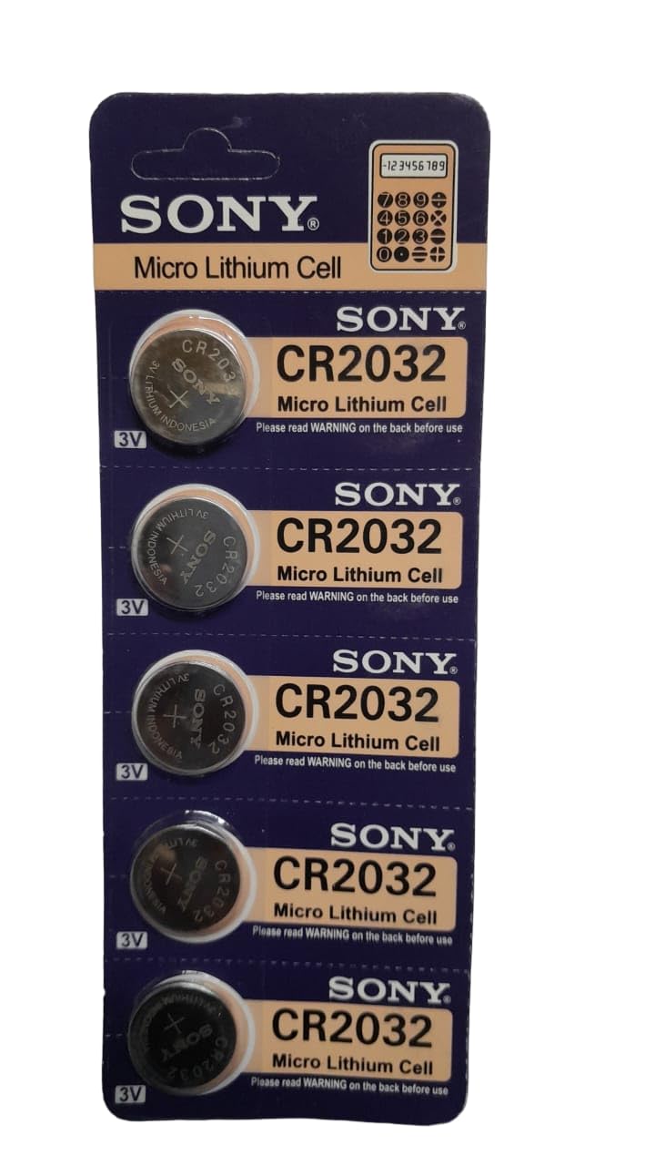 Compatible with Sony CR2032 Battery Lithium cr-2032 3V Coin Cell Batteries (Pack of 5)-image-18