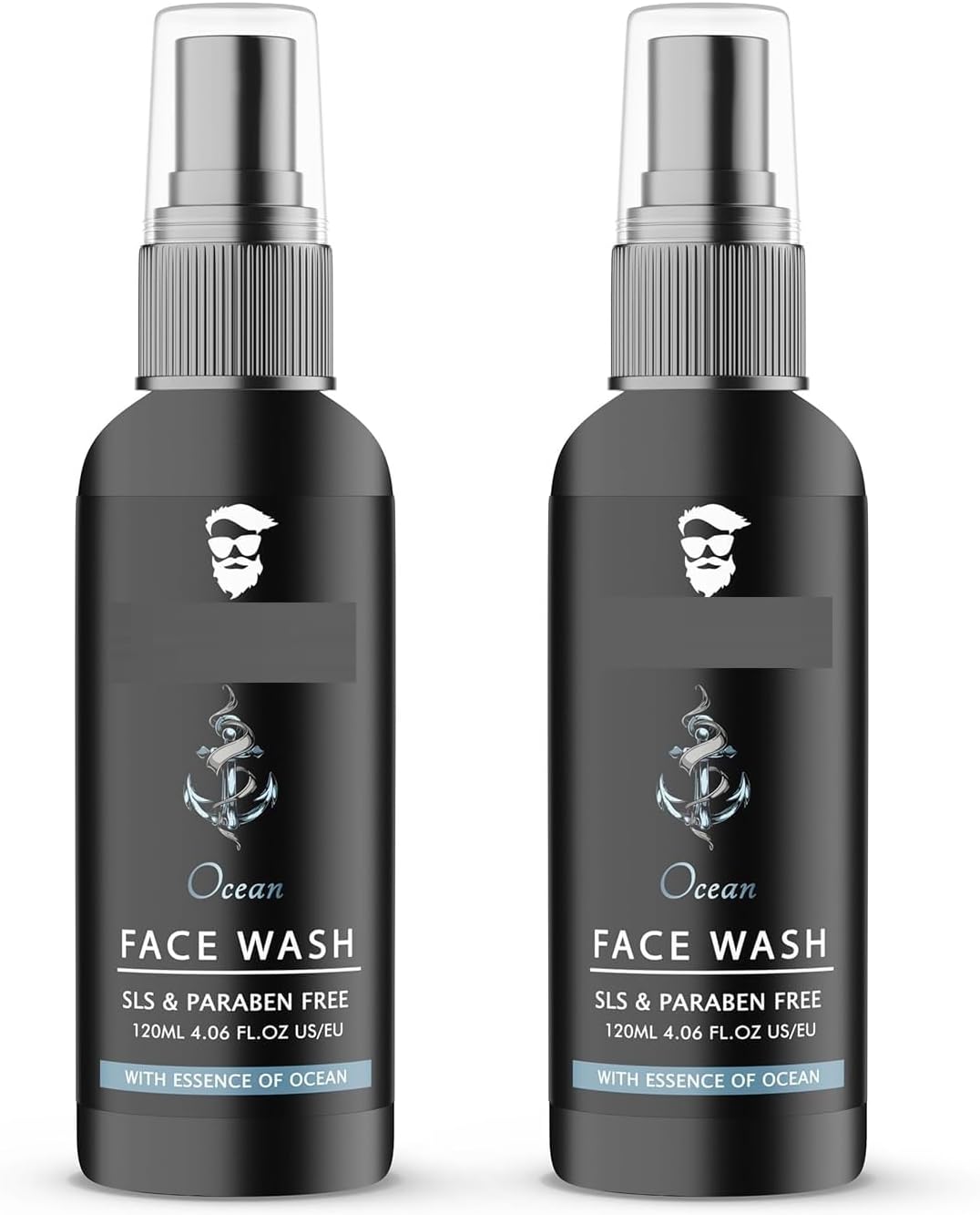 Ocean Glow Face Wash, SLS & Paraben Free, Ocean Essence, 120ml, Pack of 2