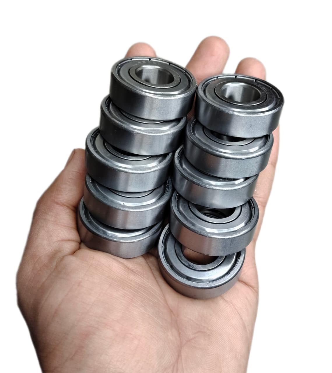 CYIDER 608zz Bearing (8x22x7 mm) - Pre-lubricated, Stable, Cost-Effective Deep Groove Ball Bearing for 3D Printers, Robots, DIY Projects, Magic Car Wheels, Panda, Skates, and More (10)