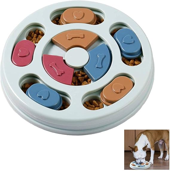 TSKDKIT Dog Treat Puzzle Toy Pet Interactive Feeder Toy Dog Puzzle