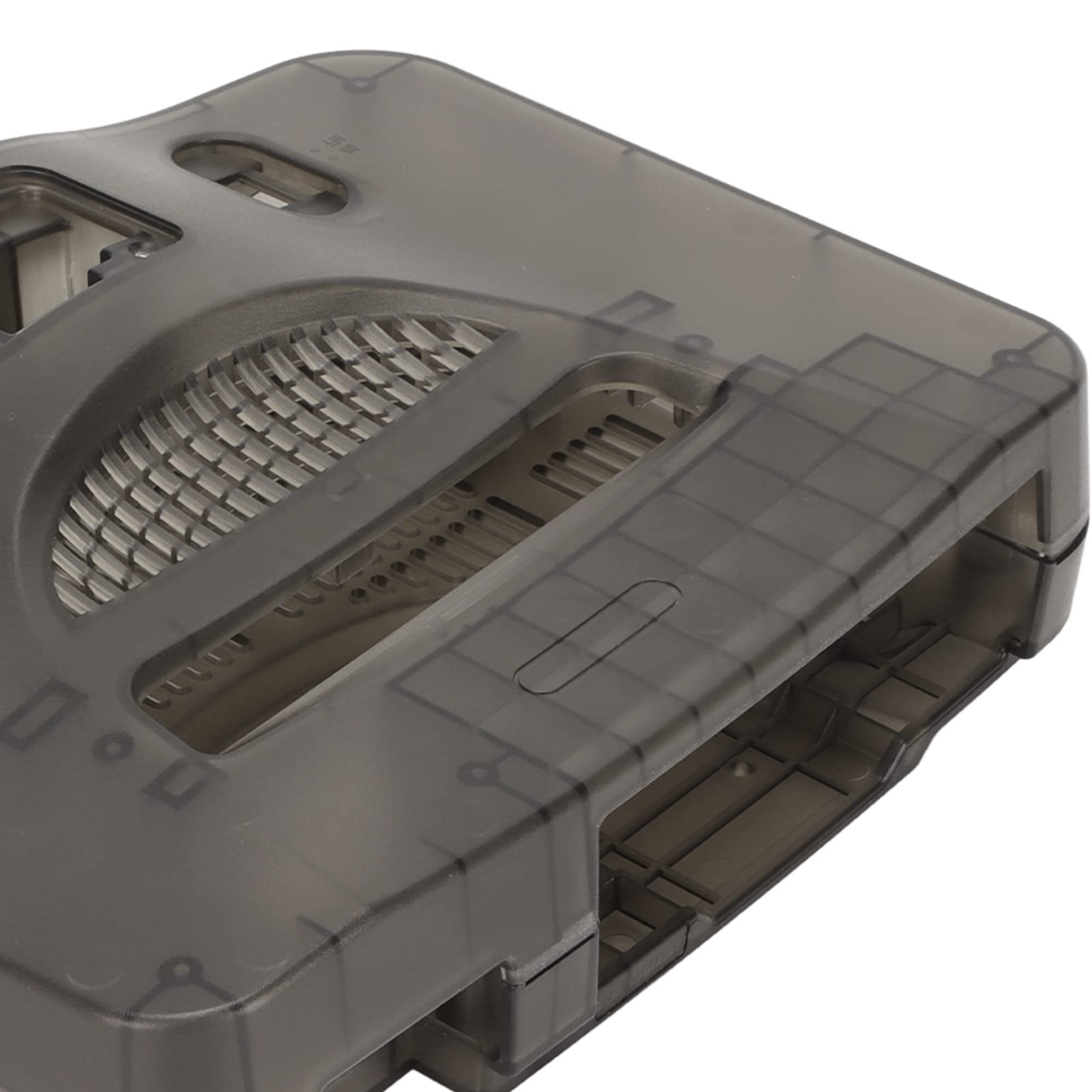 Septpenta Custodia da Trasporto per Console per Videogiochi retrò N64, Custodia per Videogiochi Nera Traslucida Multiuso, Custodia per Console di Ricambio per Console N64